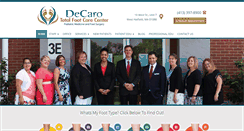 Desktop Screenshot of decaropodiatry.com